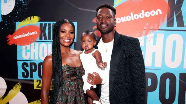 Gabrielle Union and Dwyane Wade with Daughter Kaavia