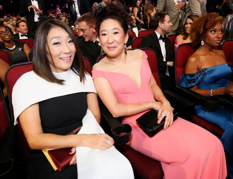 Grace Oh and Sandra Oh Inside Emmys 2019