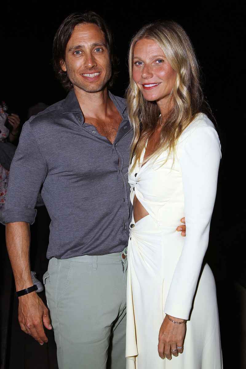 Gwyneth Paltrow and Brad Falchuk White Dress