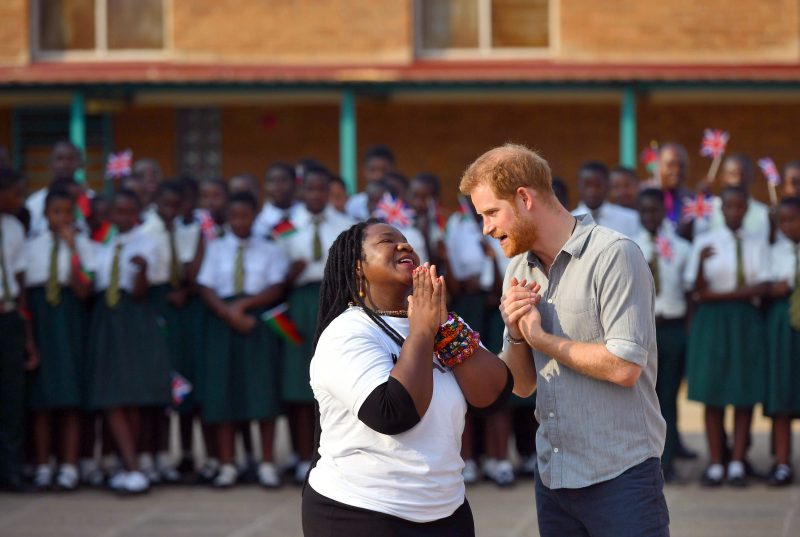 Harry and Meghan Africa Royal Tour Day 7 Nalikule College of Education in Malawi