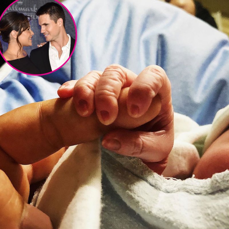 Italia Ricci and Robbie Amell Welcome Baby Boy