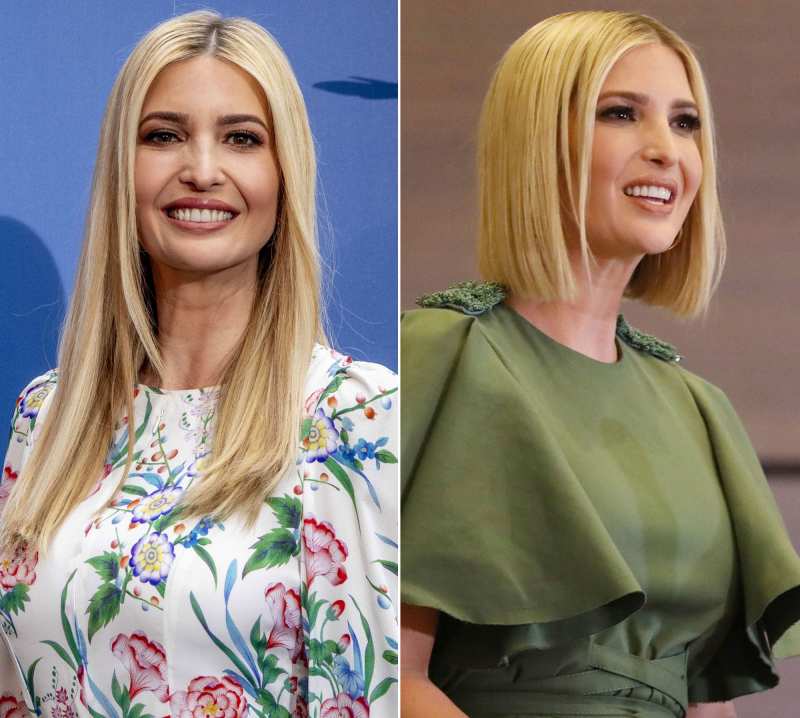 Ivanka Trump Hair Change Long to Short Bob