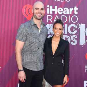 Mike Caussin and Jana Kramer 2019 iHeartRadio Music Awards