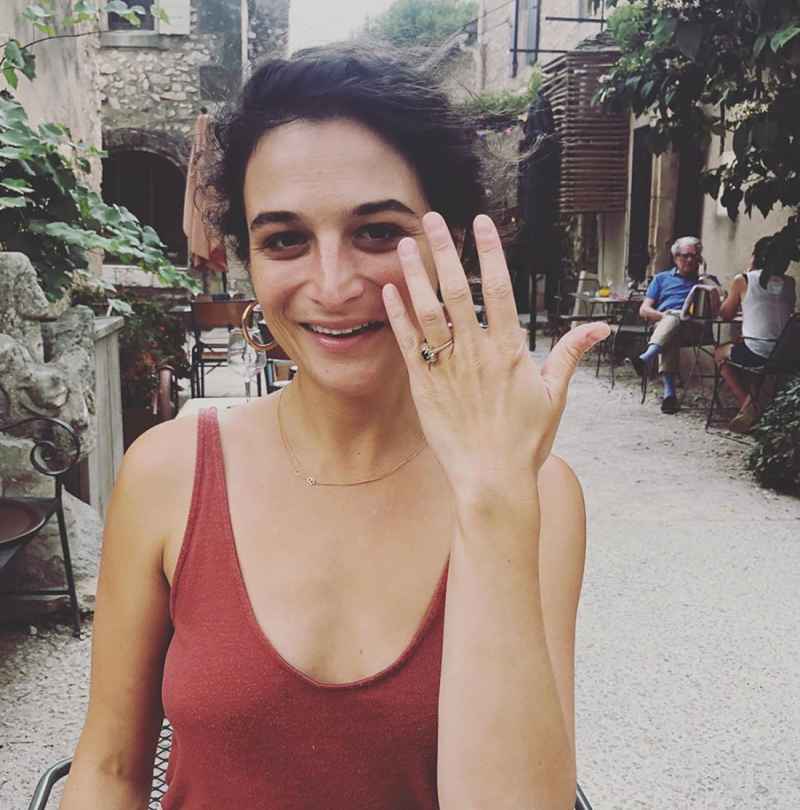 Jenny Slate Engagement Ring Instagram September 10, 2019