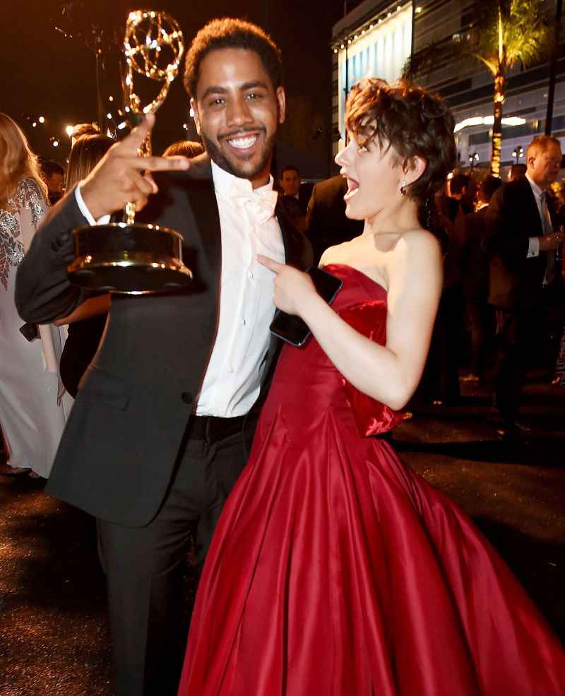 Jharrel Jerome and Joey King Governors Ball Emmys 2019 After Party