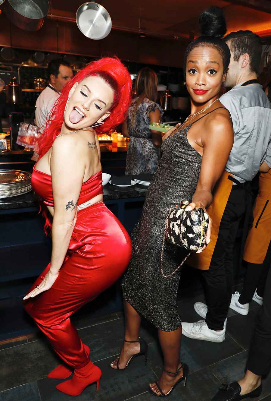 Justina Valentine and Rachel Lindsay Us Weekly Most Stylish Party