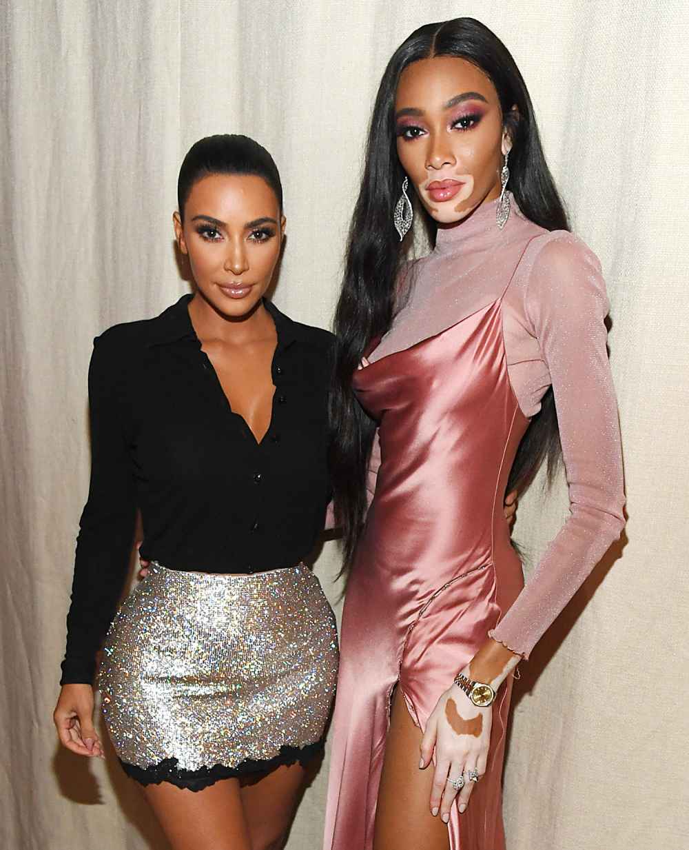 Kim Kardashian x Winnie Harlow KKW Beauty Collab Launch Party