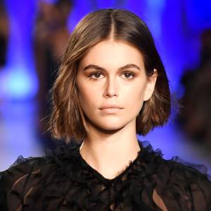 Kaia Gerber Bob Haircut Milan Fashion Week September 18, 2019