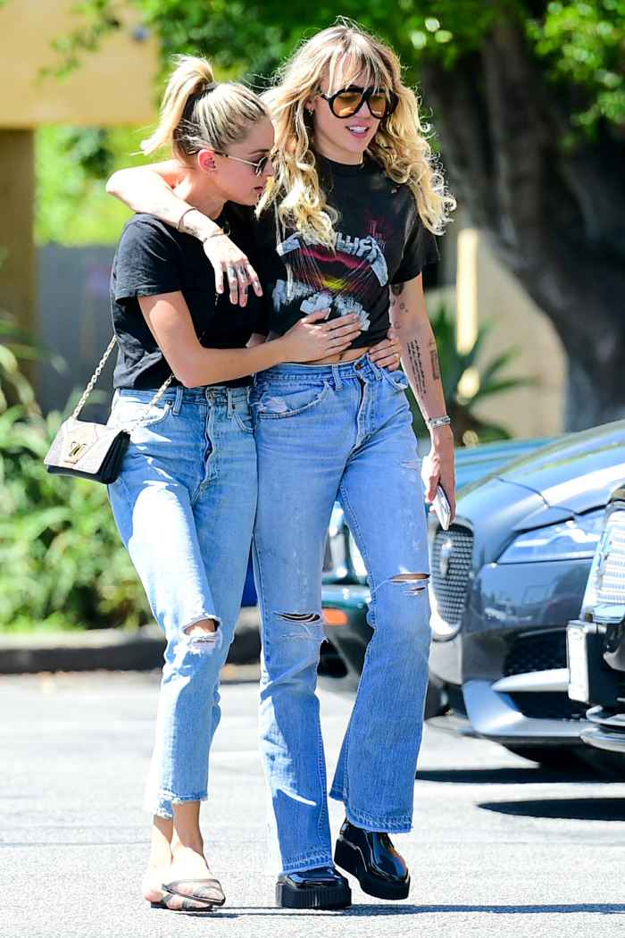 Kaitlynn Carter and Miley Cyrus