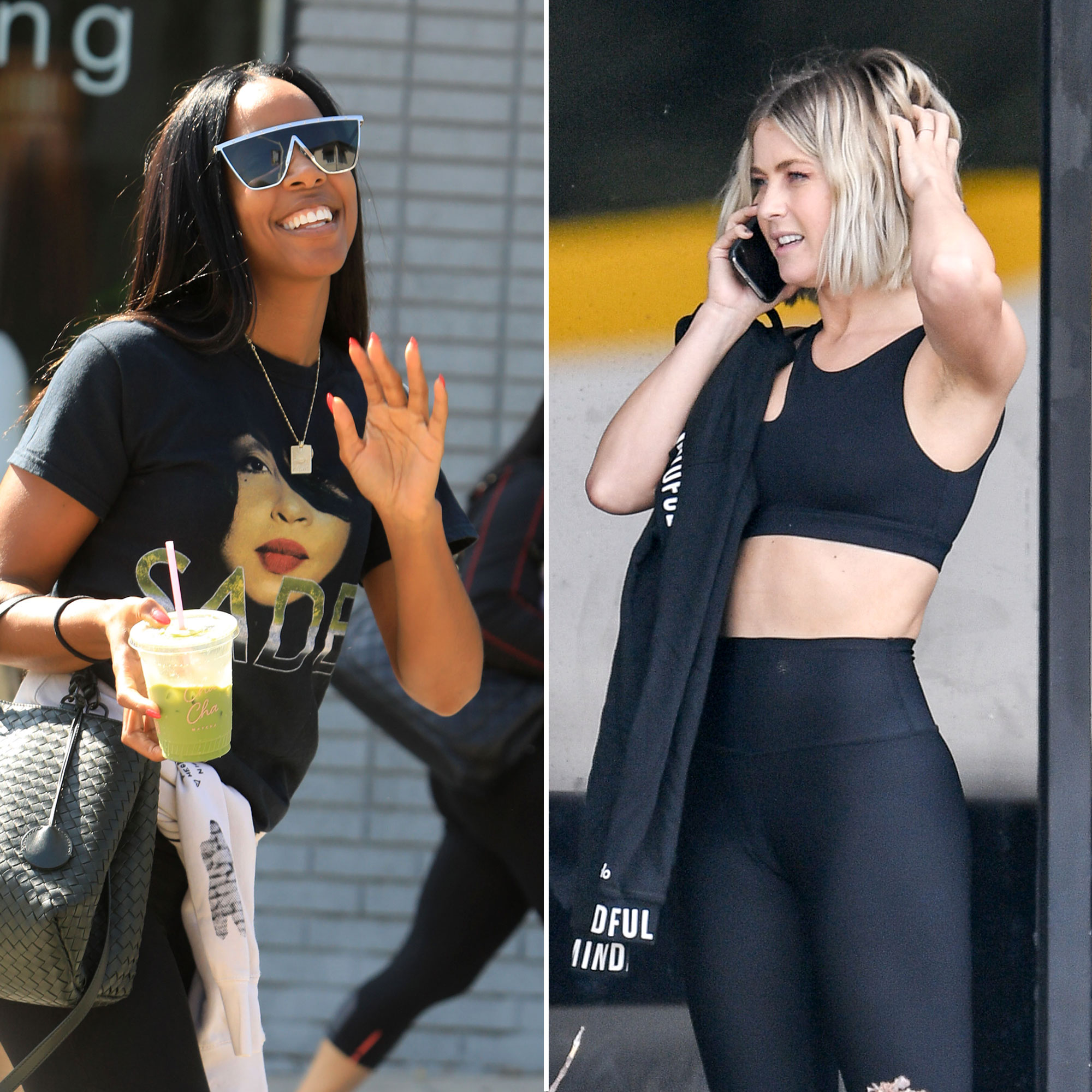 Kelly Rowland Julianne Hough Celebs in Gym Clothes
