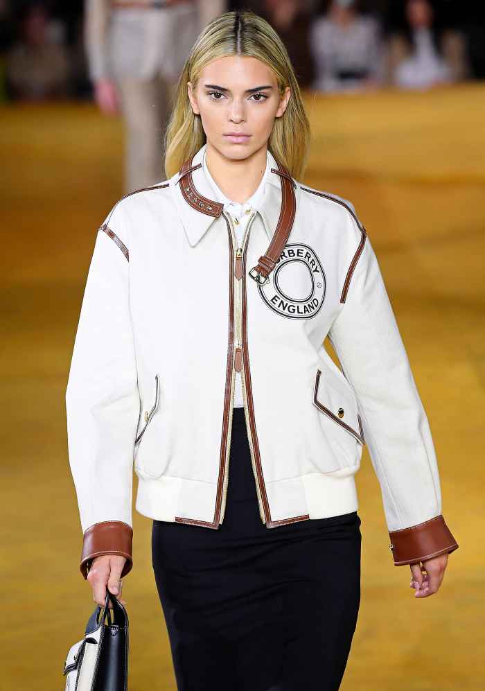 Kendall Jenner Goes Blonde for Burberry Spring Summer 2020 Show
