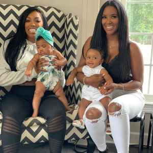 Kenya Moore Shares Photo of Her Daughter With Porsha Williams Baby
