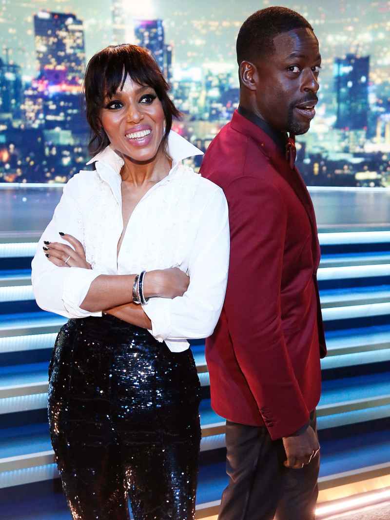 Kerry Washington and Sterling K Brown Inside Emmys 2019