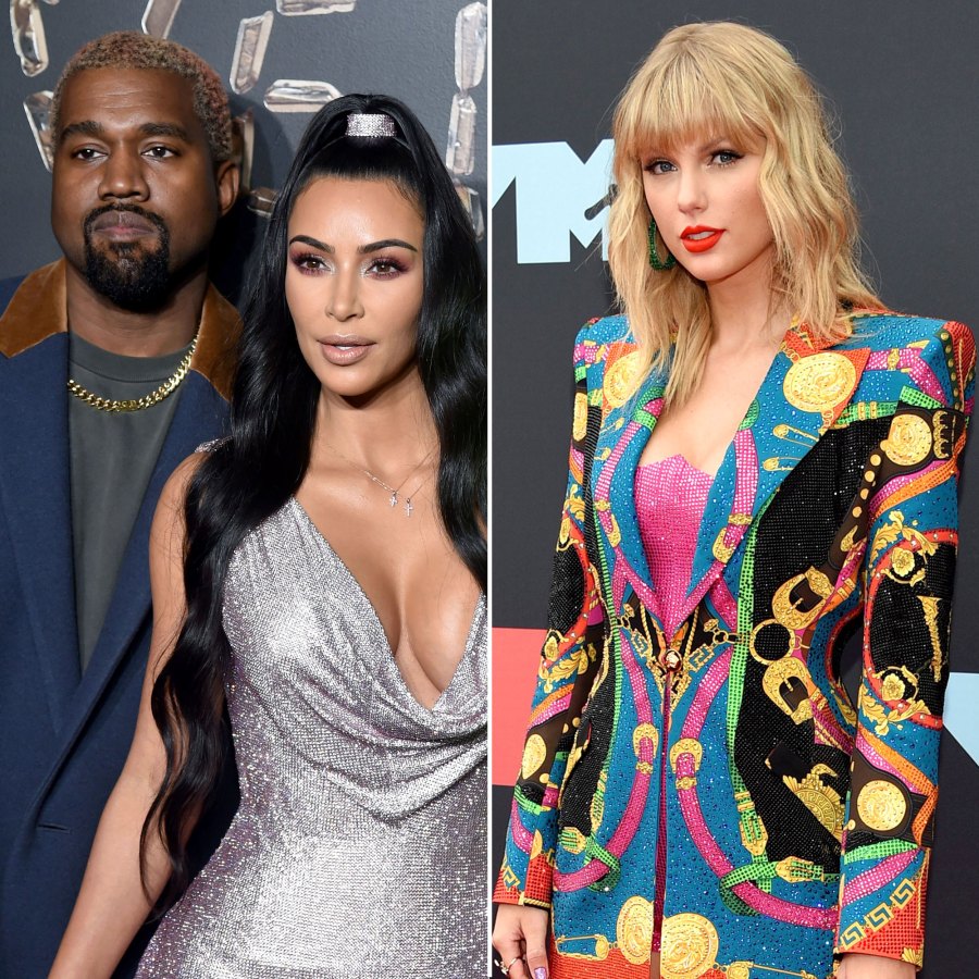 Kim Kardashian and Kanye West Over Feud With Taylor Swift