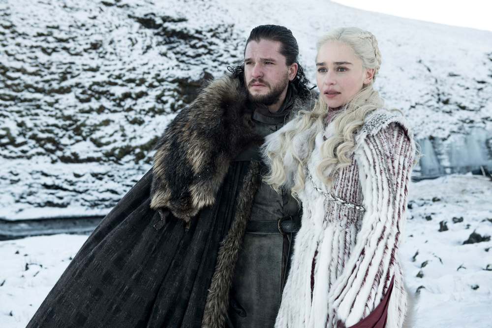 Kit Harington, Emilia Clarke Game of Thrones Emmy Winner