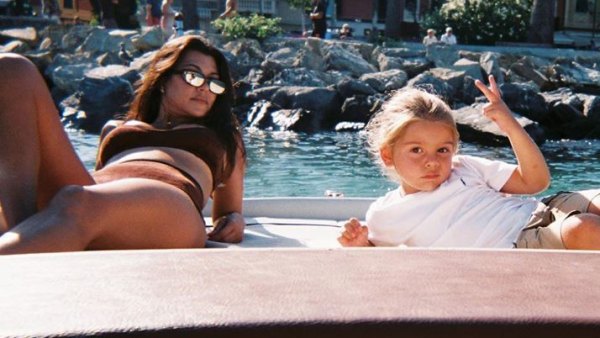 Kourtney Kardashian With Son Reign