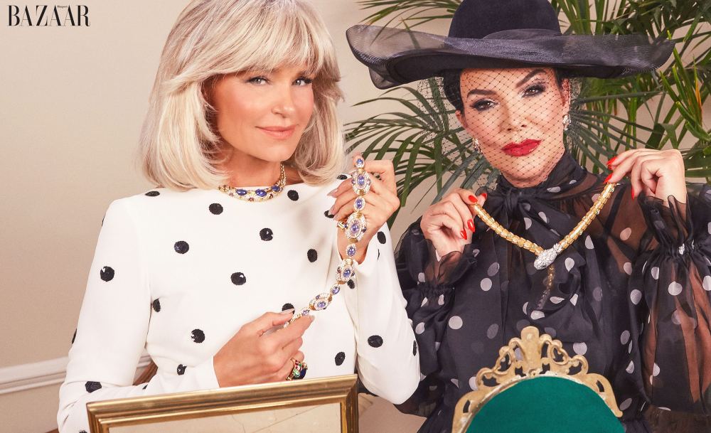 Kris Jenner Yolanda Hadid Dynasty-Inspired Shoot Harpers Bazaar