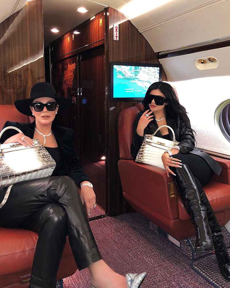 Kris and Kylie Jenner Mother Daughter Twinning Instagram