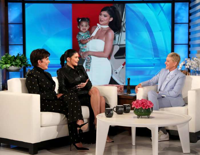 Kylie Jenner Kris Jenner Ellen DeGeneres Show