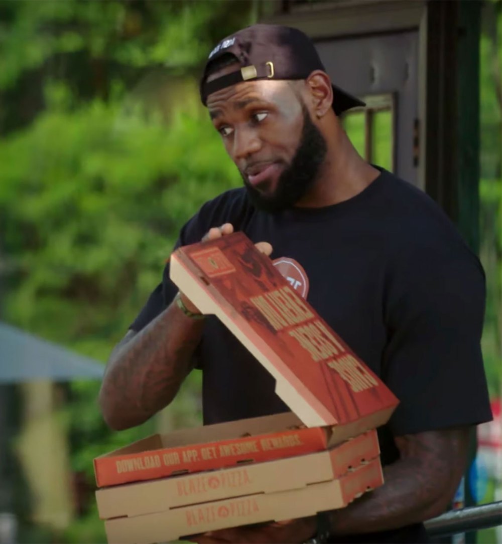 LeBron James Pizza Delivery