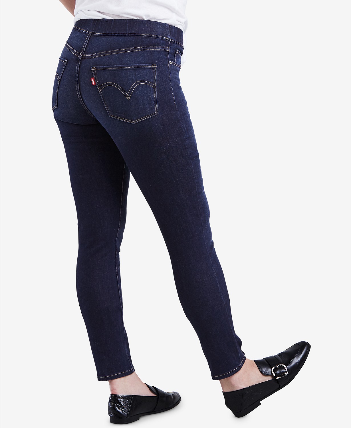 levi's perfectly slimming pull on skinny jeans