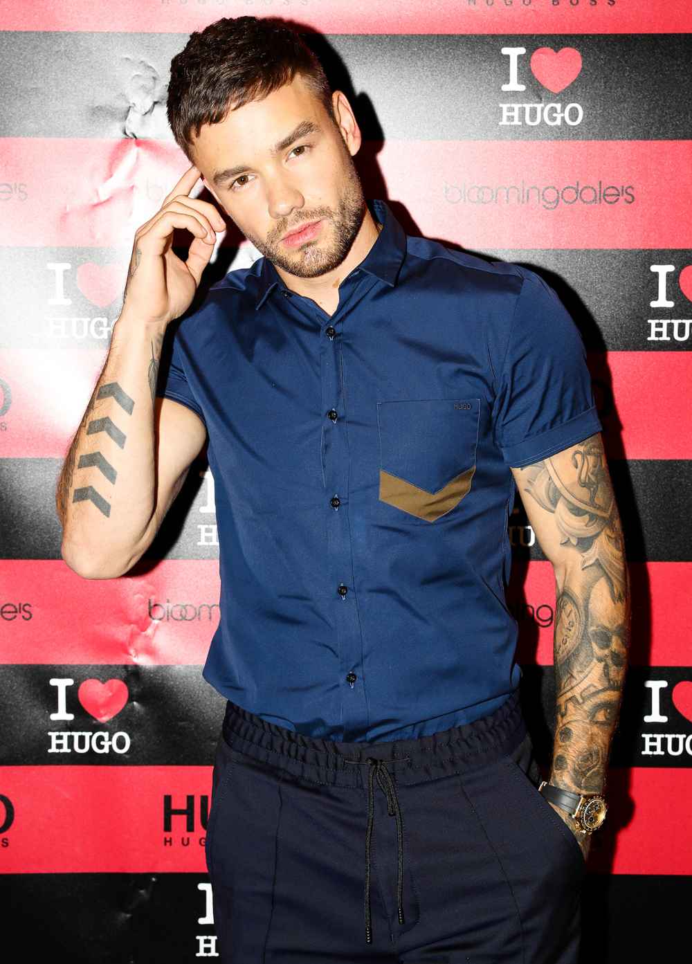Liam Payne at a Bloomingdale&rsquo;s and HUGO event