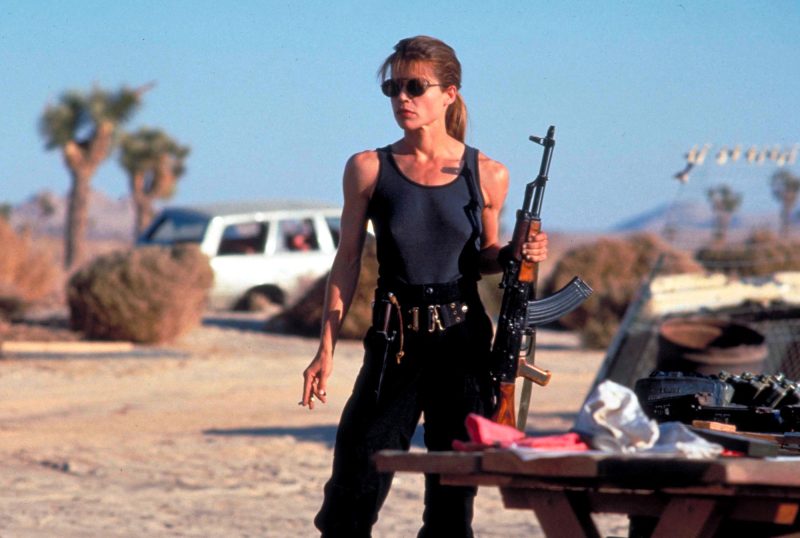 12 of The Strongest Female Movie Characters Linda-Hamilton-Terminator