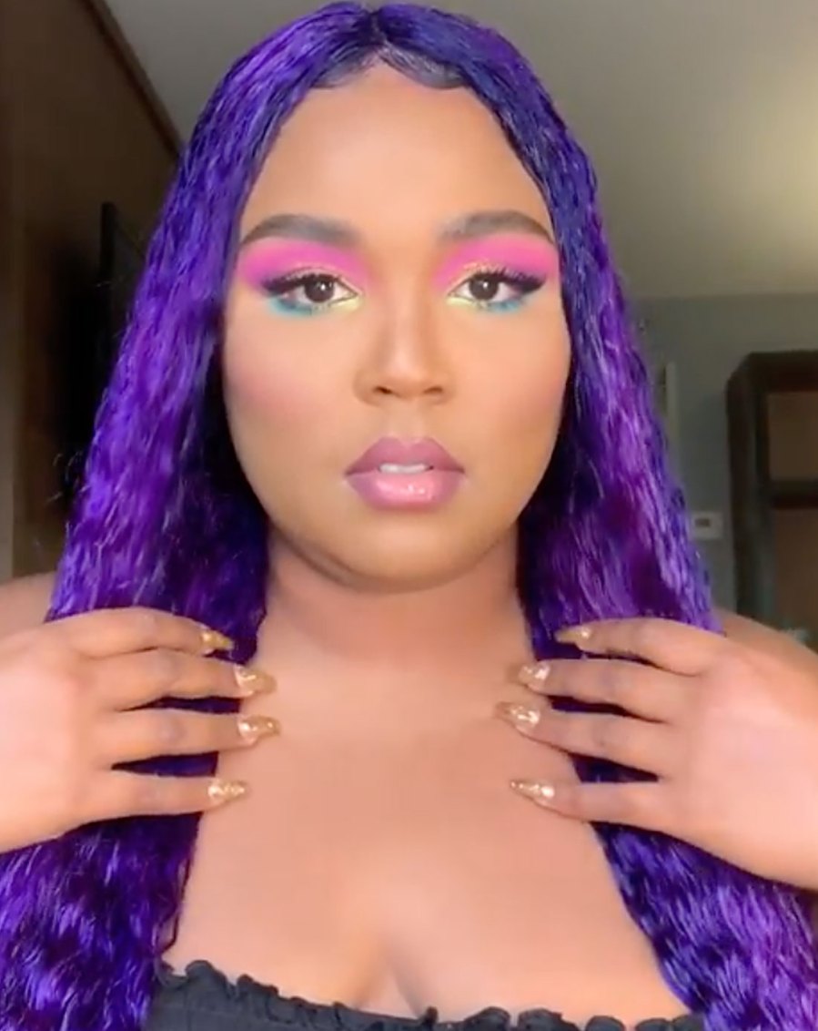Lizzo Purple Wig Instagram September 15, 2019