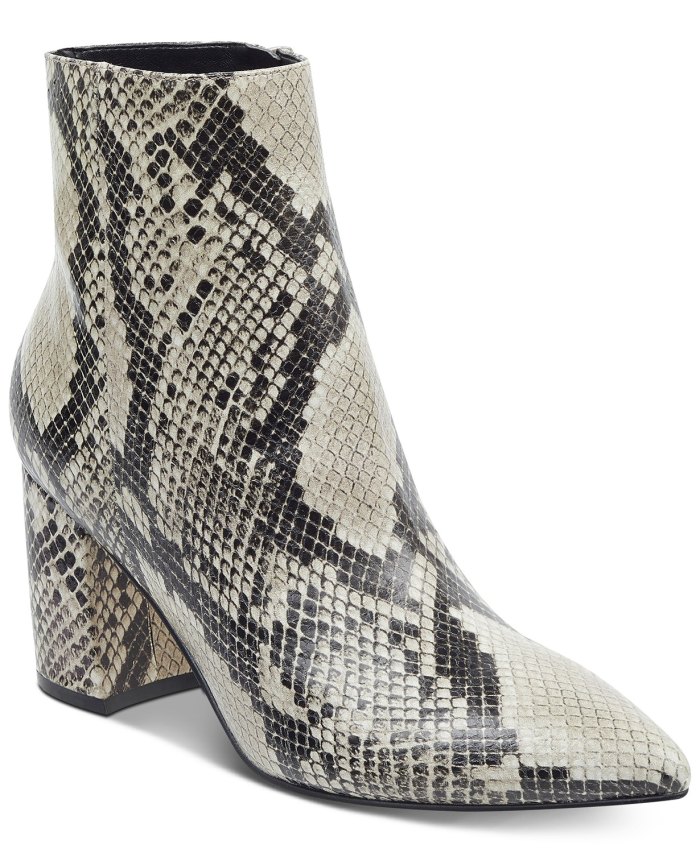 Marc Fisher Retire Snake Multi Ankle Boots