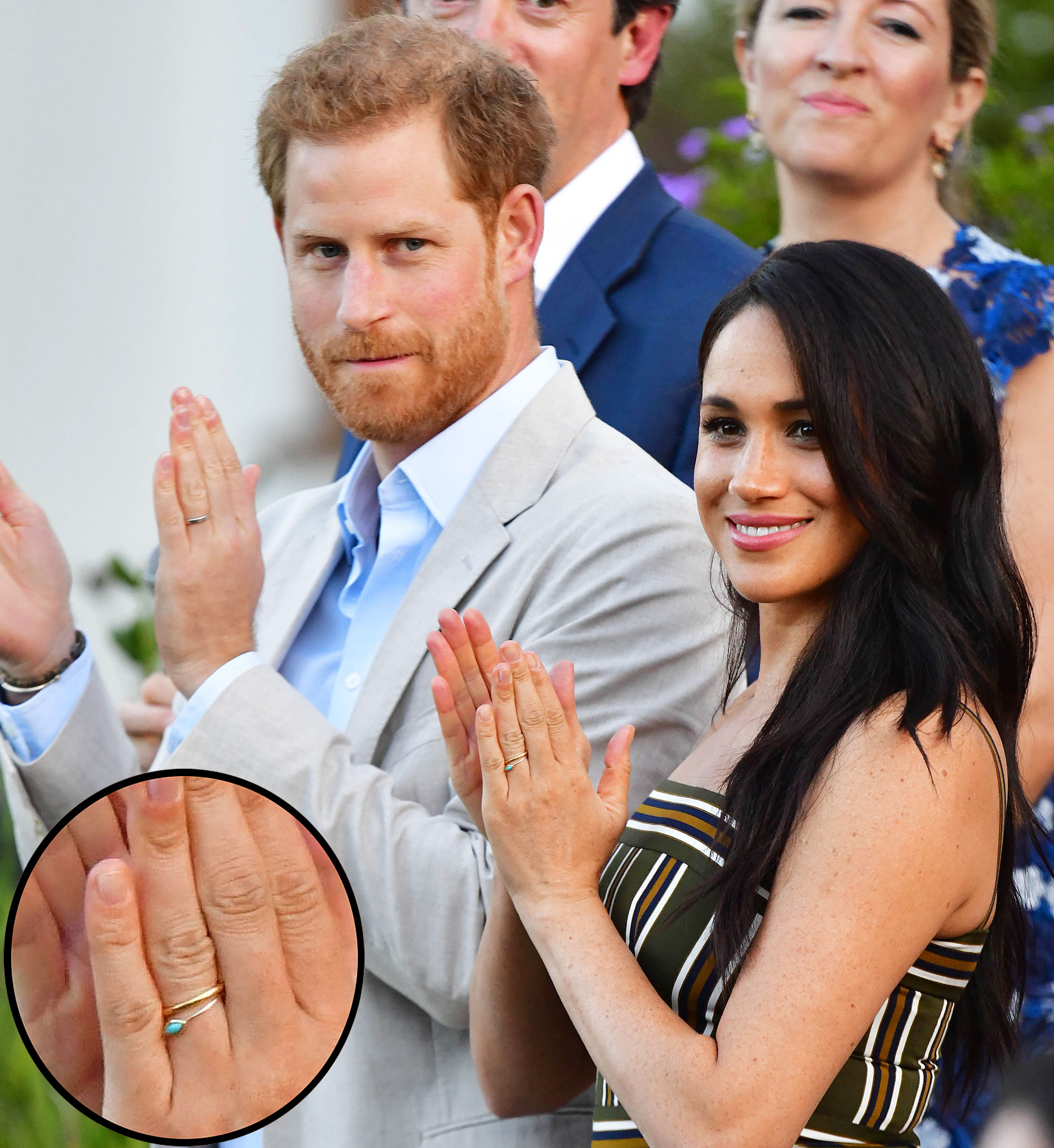 Meghan's engagement ring features Diana's diamonds