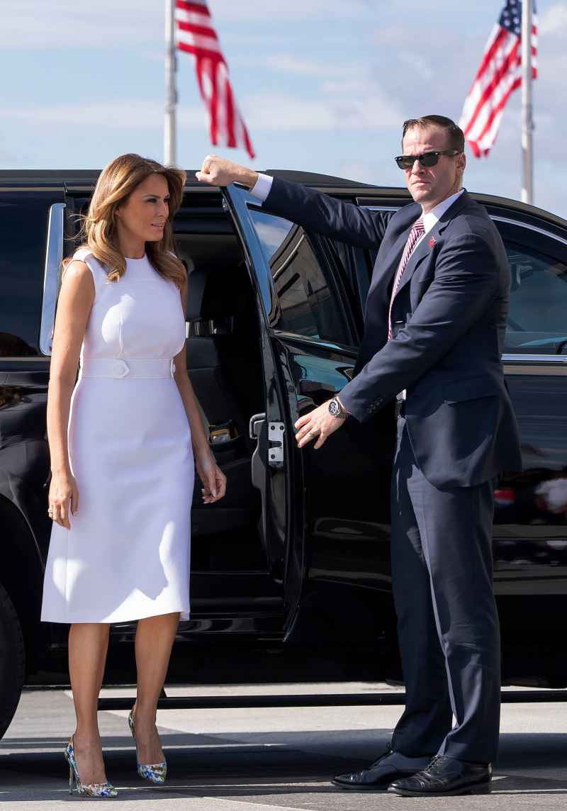 Melania Trump White Dress September 19, 2019