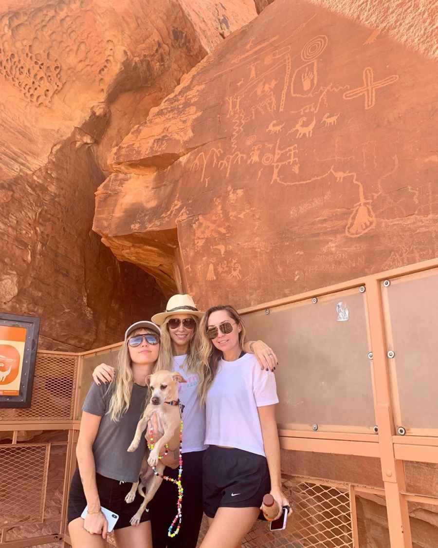 Miley Cyrus Hikes and Gets Massage With Her Dog Bean