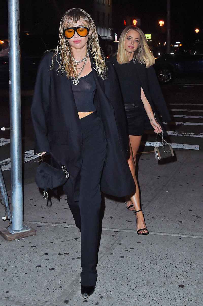 Miley Cyrus and Kaitlynn Carter Stun in NYC