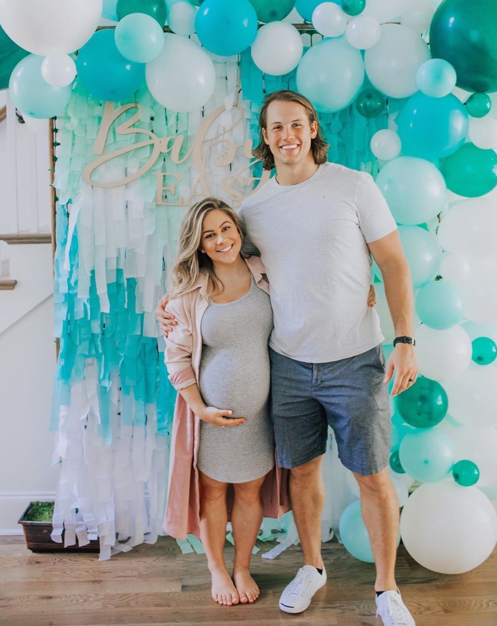 Pregnant Shawn Johnson, Andrew East's 