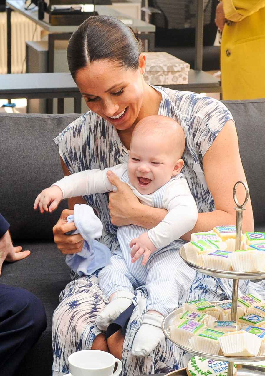 Prince Harry and Duchess Meghan’s 4-Month-Old Son Archie Makes His Debut on South Africa Tour