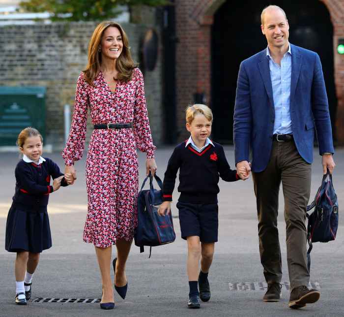 Prince William Princess Charlotte First Day of School