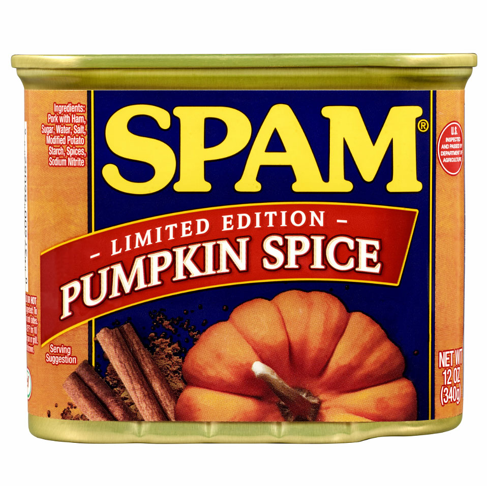 Pumpkin Spice Spam Sold Out