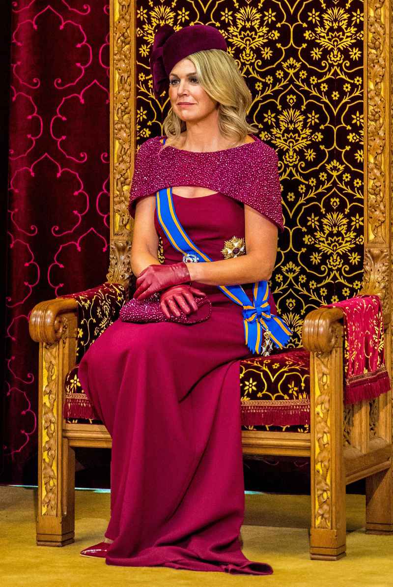 Queen Maxima Magenta Gown September 17, 2019