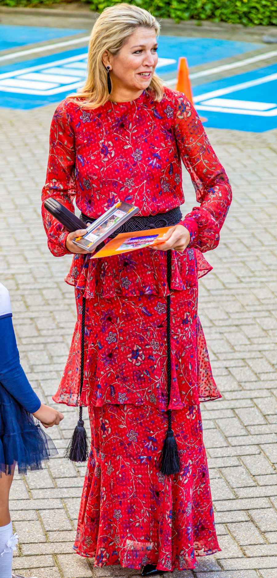 Queen Maxima Ruffled Dress September 18, 2019