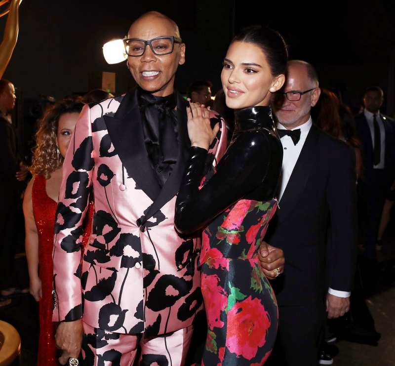 RuPaul and Kendall Jenner Inside Emmys 2019