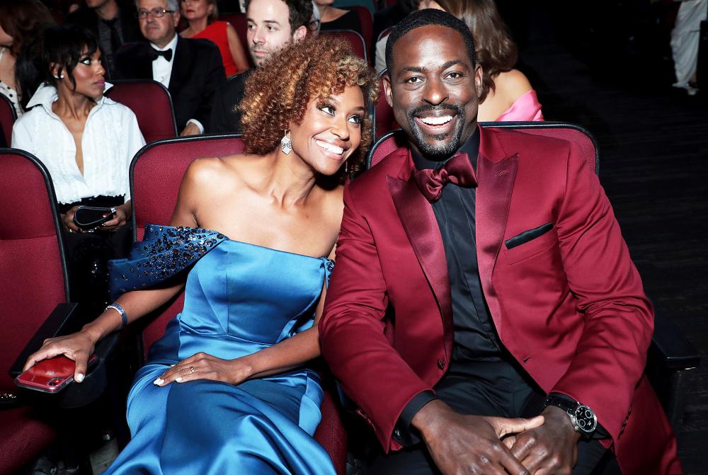 Ryan Michelle Bathe and Sterling K. Brown Inside Emmys 2019