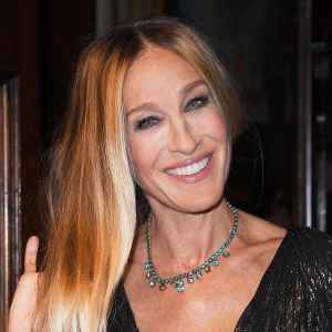 Sarah Jessica Parker Black Metallic Dress May 29, 2019