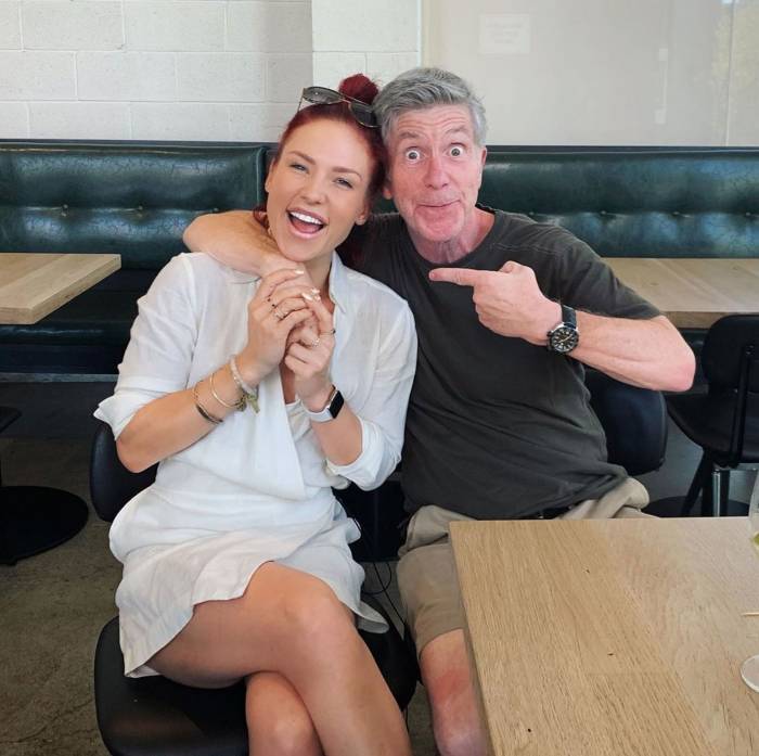 Sharna Burgess Has Lunch With Tom Bergeron