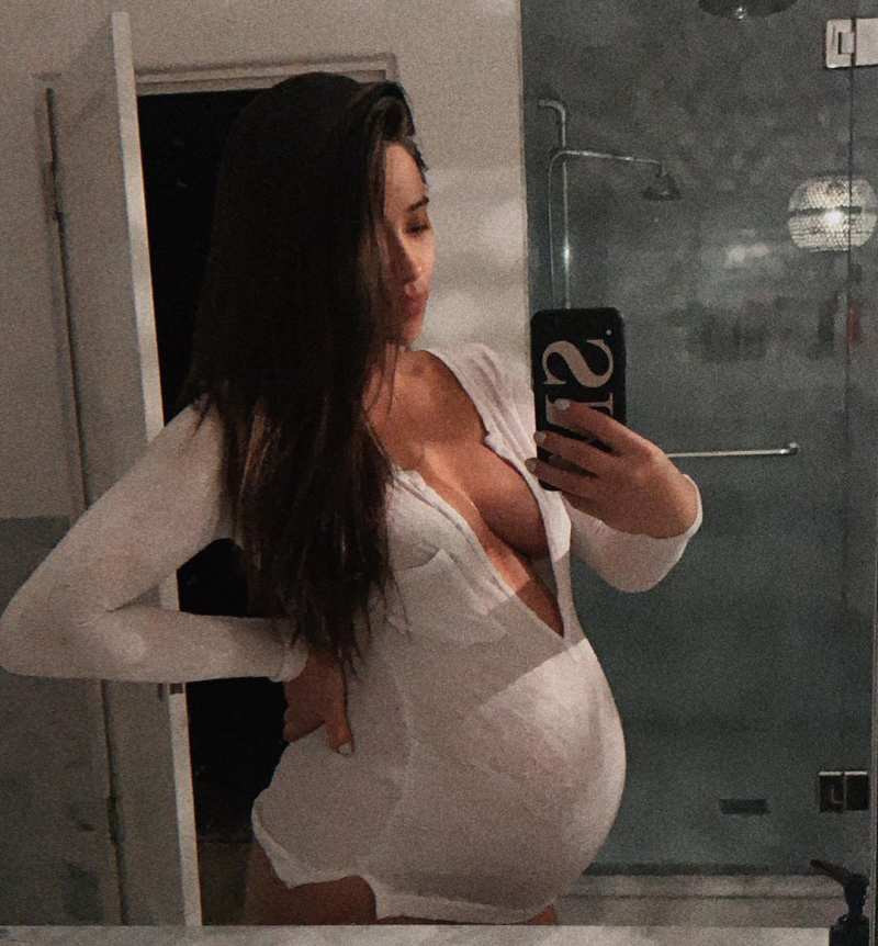 Pregnant Shay Mitchell Mirror Selfie
