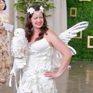 Toilet Paper Wedding Dress Challenge Debuts Woodland Fairy Dress