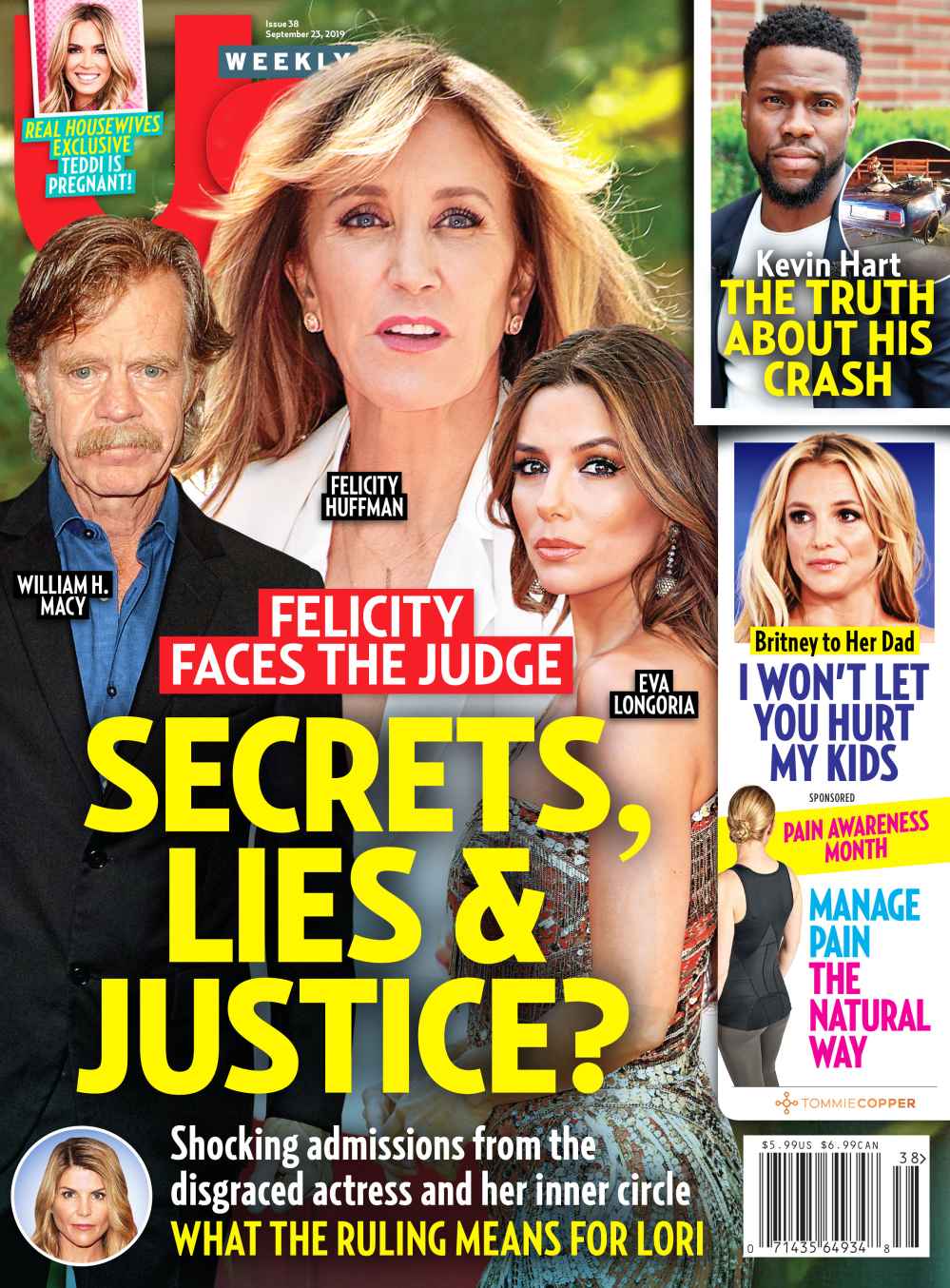 Us Weekly Cover Issue 3819 Felicity Huffman College Admissions Scandal