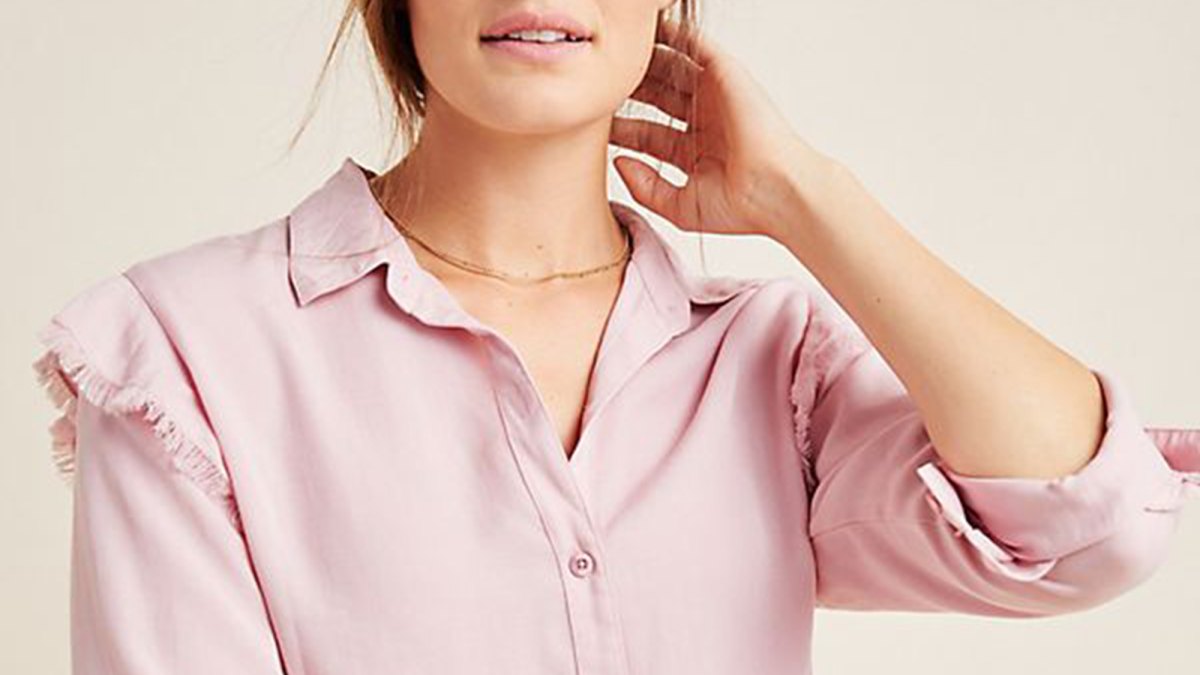 Cloth & Stone Ruffled Buttondown