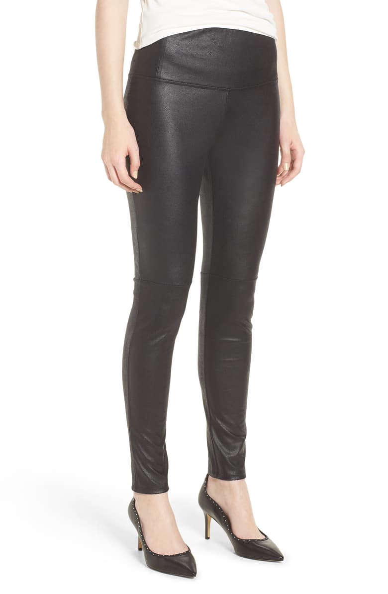 These Faux Leather Leggings Will Make People Think You're Wearing Pants