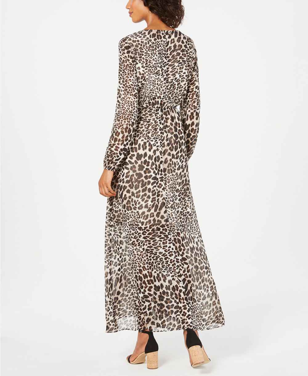 inc leopard dress back
