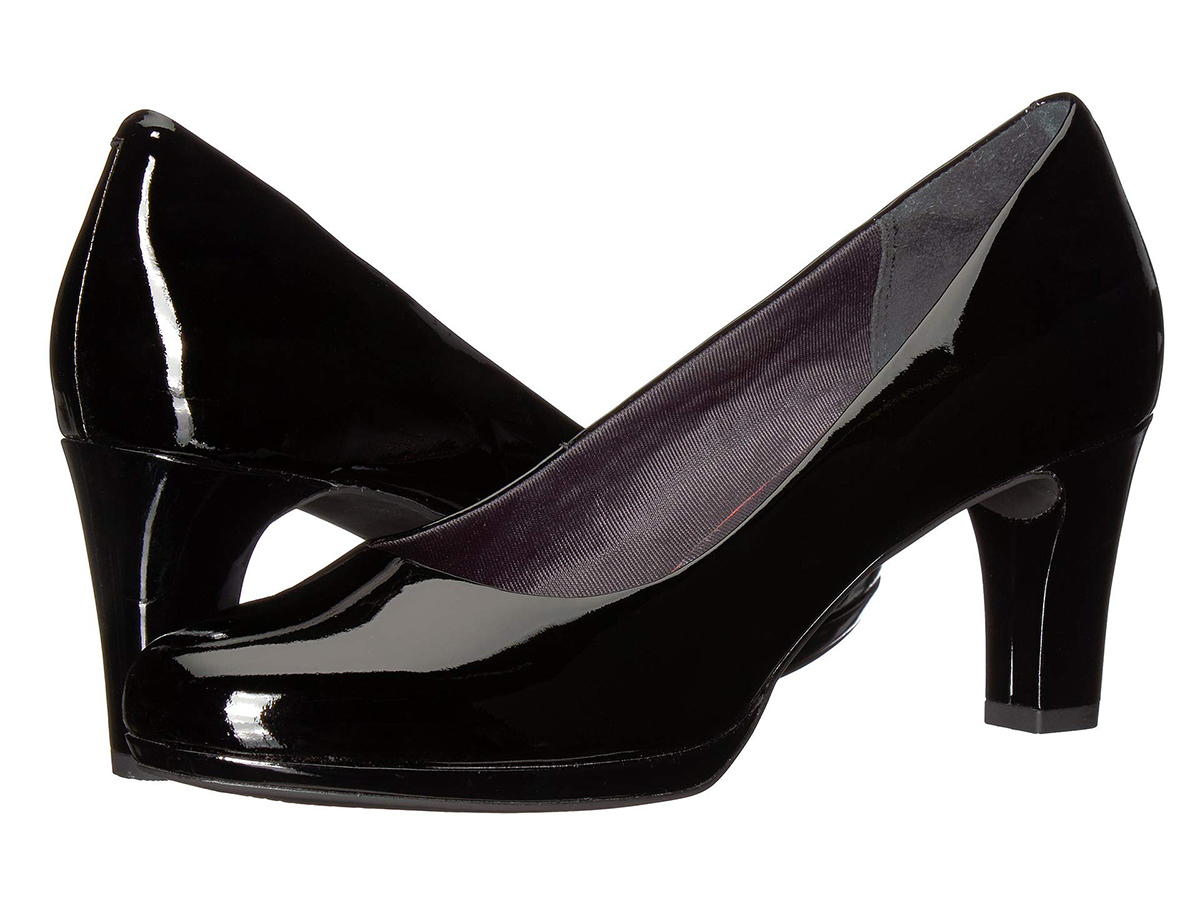 rockport black heels